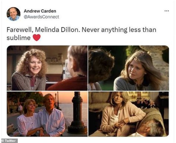 What movies did Melinda Dillon play in?